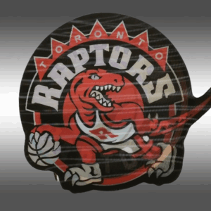 3D стикер за кола Toronto Raptors NBA лого за тунинг