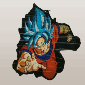 3D стикер за кола Dragon Ball Гоку Super Saiyan Blue аниме дизайн