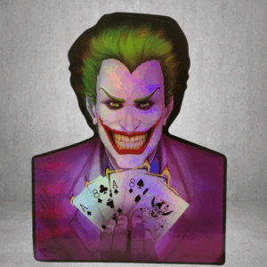 3D Стикер за Кола Жокера (The Joker) - Холограмен Дизайн - Hover Image