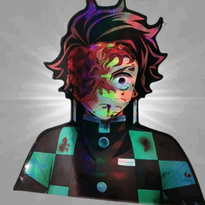Холограмен стикер за кола Tanjiro Kamado Demon Slayer - Hover Image