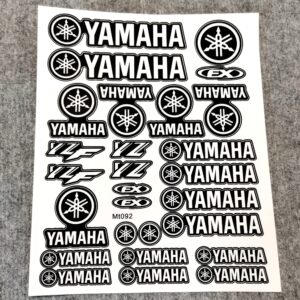 стикер за кола Комплект стикери Yamaha и лепенки за лаптоп за фен тунинг