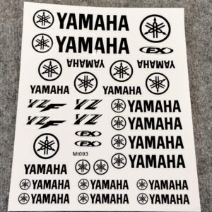 Комплект стикери за мотор Yamaha и лепенки за каска и кросов мотор