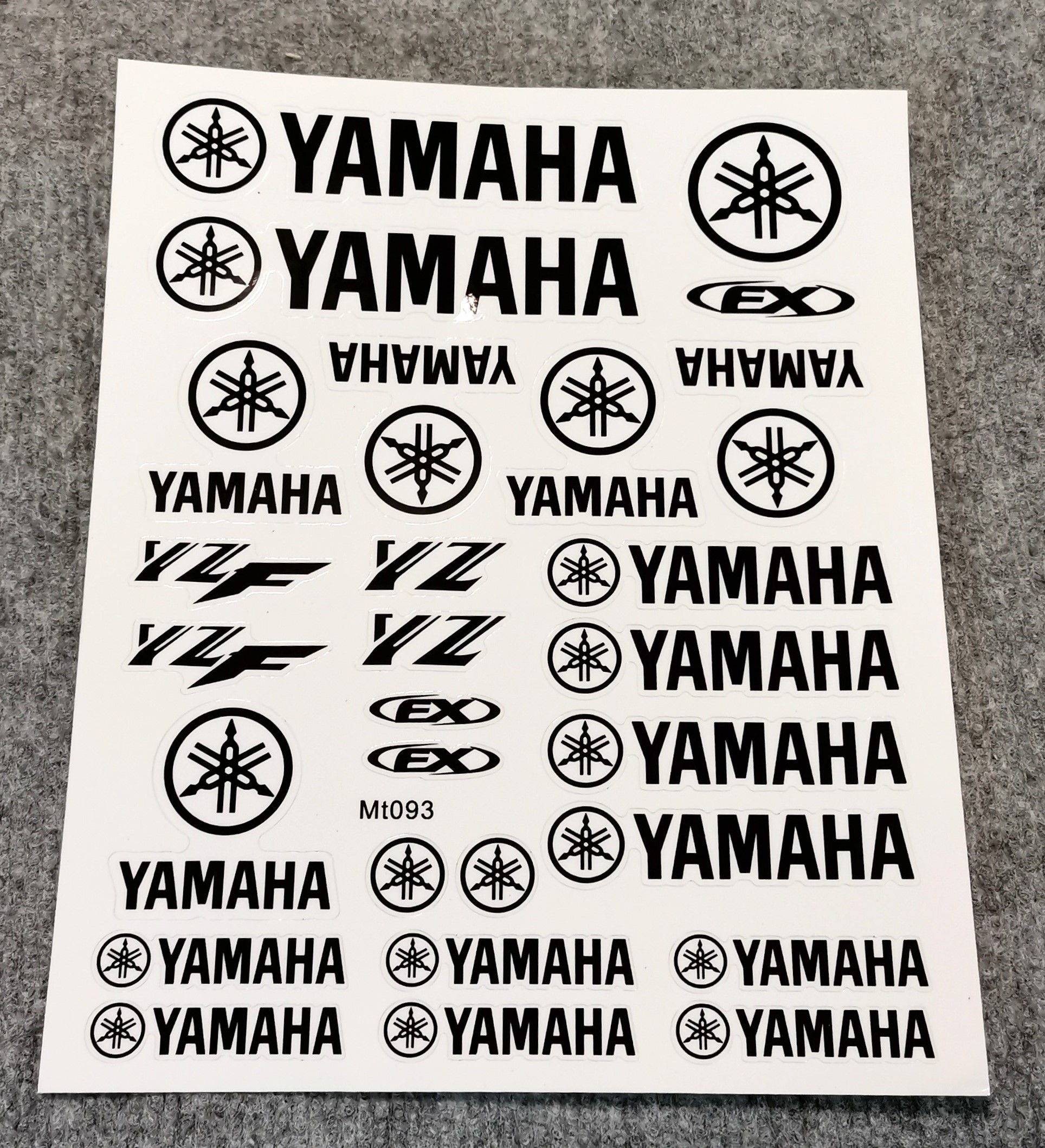 Комплект стикери за мотор Yamaha и лепенки за каска и кросов мотор