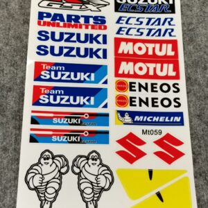 Стикери за мотор Suzuki Ecstar Motul Michelin лепенки за каска