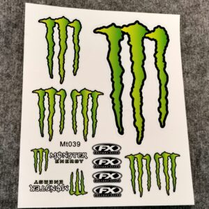 Monster Energy и FX Factory Effex стикери за декорация на мотор и каска