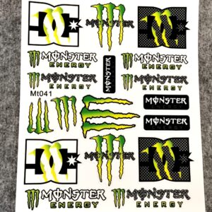 Стикери за мотор Monster Energy и DC Shoes лепенки за каска
