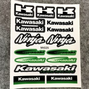 Стикери за мотор Kawasaki Team Racing и лепенки Ninja за каска