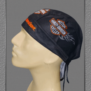 черна мото кърпа за глава harley davidson