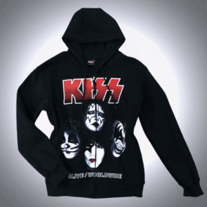 метъл анорак на KISS с високо качество на изработка