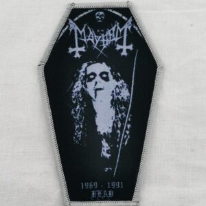 Нашивка Mayhem Dead ковчег с образа на вокалиста Dead.