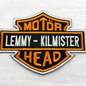 Нашивка Motörhead Lemmy Kilmister в стил Harley Davidson оранжева