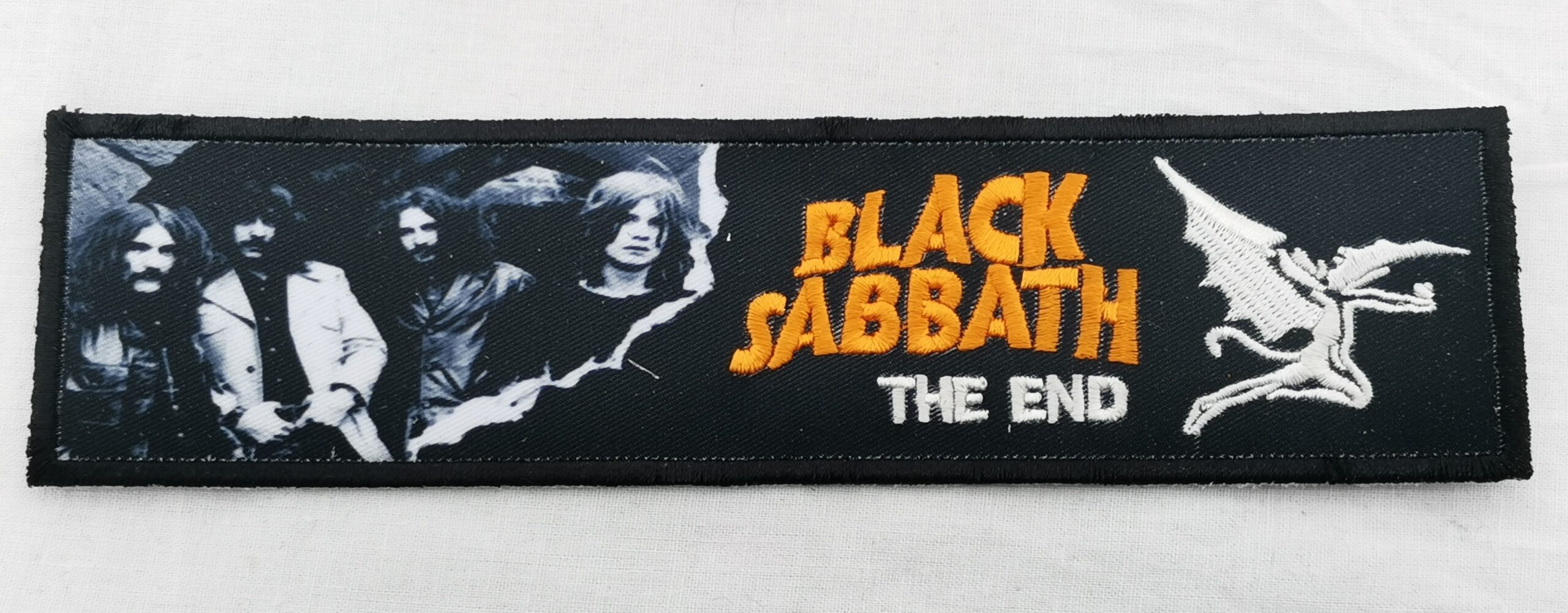 Текстилна нашивка Black Sabbath The End с висококачествена щампа