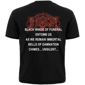 Тениска Immortal - Diabolical Fullmoon Mysticism - Hover Image