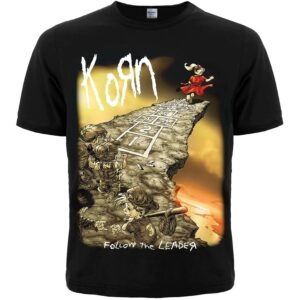Метъл тениска Korn Follow the Leader с децата на пропастта