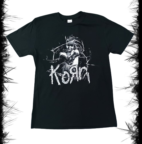 Метъл тениска Korn Follow the Leader с момиченце на пропаст