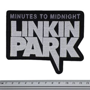Бродирана нашивка Linkin Park Minutes To Midnight с голямо бяло лого