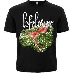 Метъл тениска Lifelover Konkurs с цветна щампа в цветя