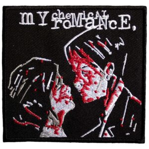 Бродирана нашивка My Chemical Romance с дизайн Three Cheers за рок якета.