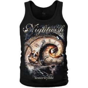 Мъжки потник от памук Nightwish с графика Yesterwynde