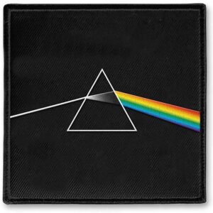 Квадратна нашивка Pink Floyd с призма и спектър дъга