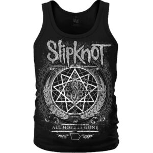 Мъжки потник от памук Slipknot All Hope Is Gone черен
