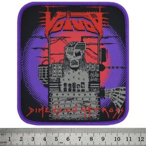 Квадратна нашивка Voivod Dimension Hatröss с механичен череп