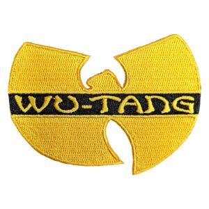 Текстилна нашивка Wu-Tang Clan с жълто W лого.
