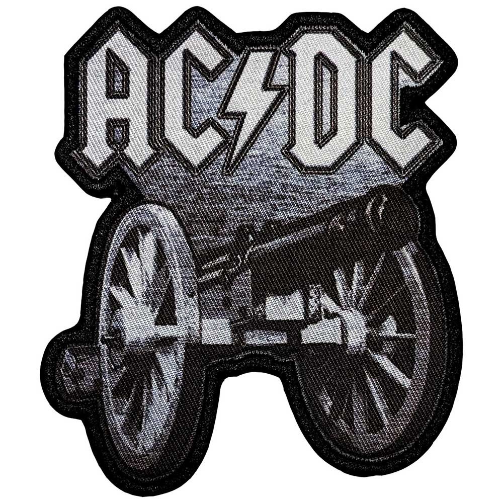 Бродирана нашивка AC/DC For Those About To Rock с историческо оръдие.