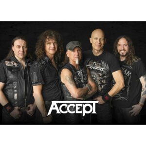 Плакат за стена Accept с всички членове на бандата