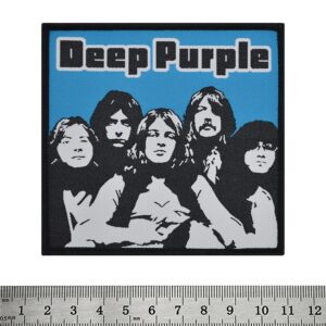 Нашивка DEEP PURPLE класически състав, бродирана