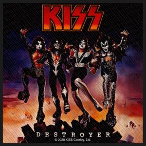Оригинална везана нашивка на KISS с обложката на албума Destroyer