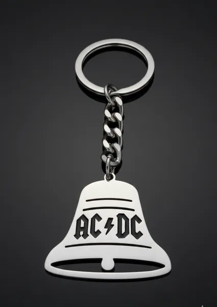 Стоманен ключодържател AC/DC с изрязана форма на камбана