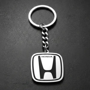 Стоманен ключодържател с логото на Honda