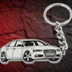 Ключодържател Audi A4 – двустранен от стомана - Hover Image