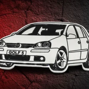 3D Ключодържател Volkswagen Golf 5 – двустранен от стомана - Hover Image