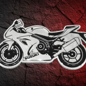 Ключодържател мотор Suzuki – двустранен от стомана - Hover Image