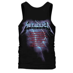 Мъжки потник от памук Metallica Ride the Lightning – Култов траш дизайн - Hover Image