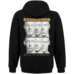 Ватиран суичър с цип на Rammstein с първокласна изработка - Hover Image