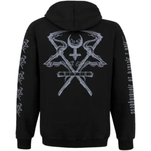 Суичър Lorna Shore с цип и качулка с уникална щампа - Hover Image