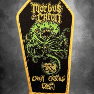 Дет метъл нашивка Morbus Chron форма ковчег с Ктулу