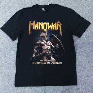 Метъл тениска Manowar The Revenge of Odysseus с войн