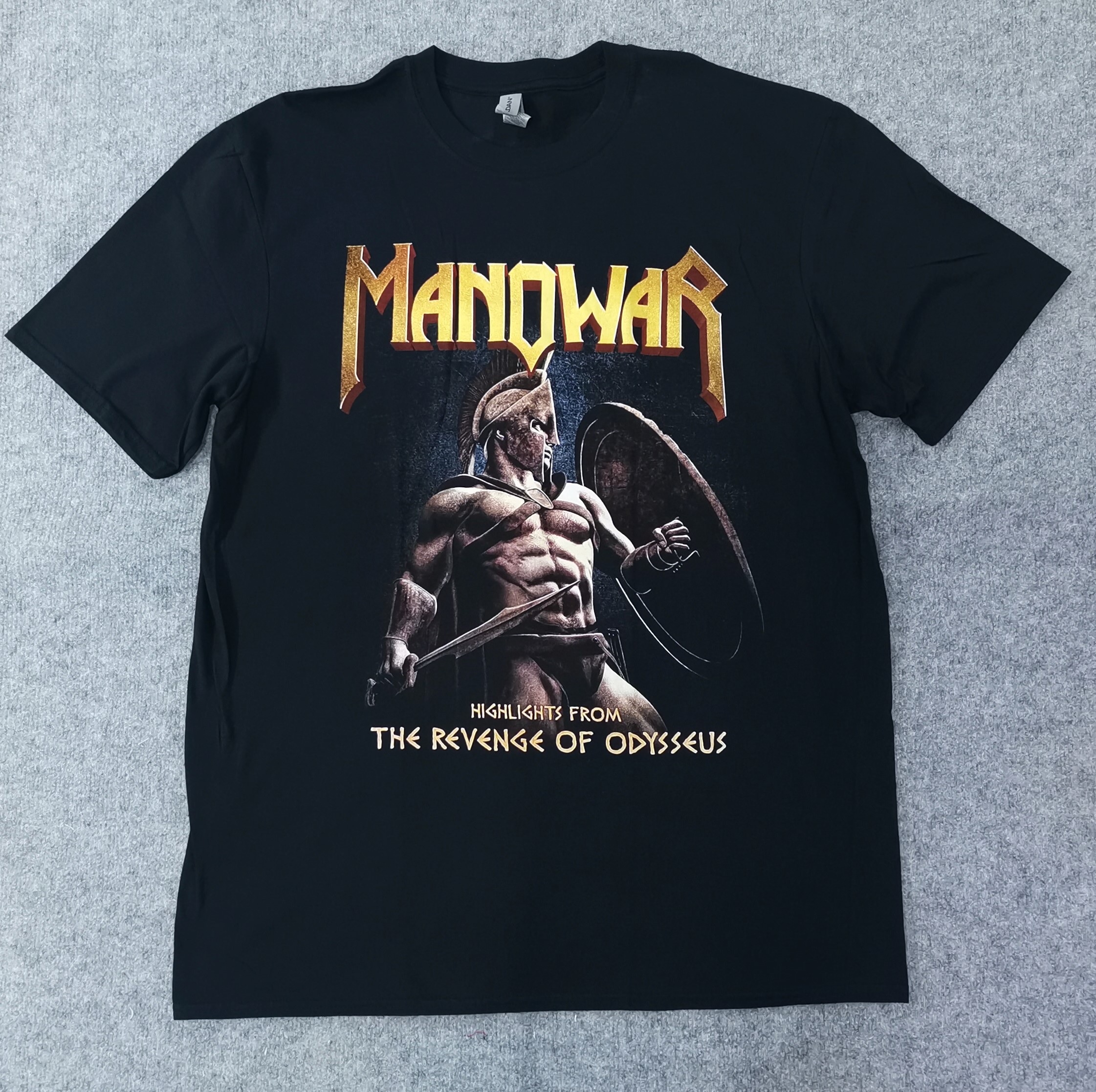 Метъл тениска Manowar The Revenge of Odysseus с войн