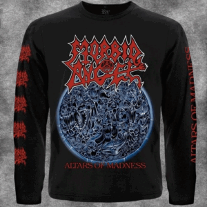 Мъжка черна блуза с дълъг ръкав Morbid Angel Altars of Madness.