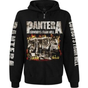 Суичър с цип Pantera "Cowboys from Hell" легендарна щампа