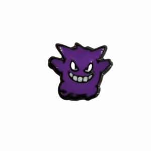 Аниме обеца на винт с покемон Gengar от лилав метал