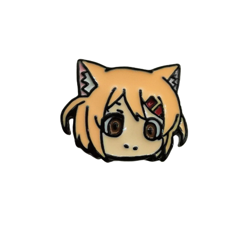 Аниме обеца на винт Senko-san от антиалергичен метал с цветен лак