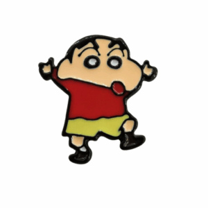 Манга обеца на винт с Crayon Shin ръчна изработка от антиалергичен метал