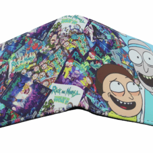Аниме портфейл Rick and Morty с цветна щампа на героите