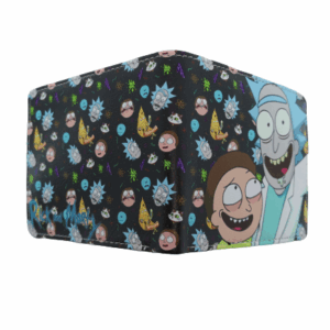 Забавно аниме портмоне Rick and Morty с цветен колаж от герои