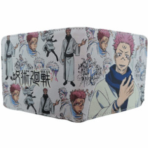 Кожен аниме портфейл Jujutsu Kaisen с качествена щампа